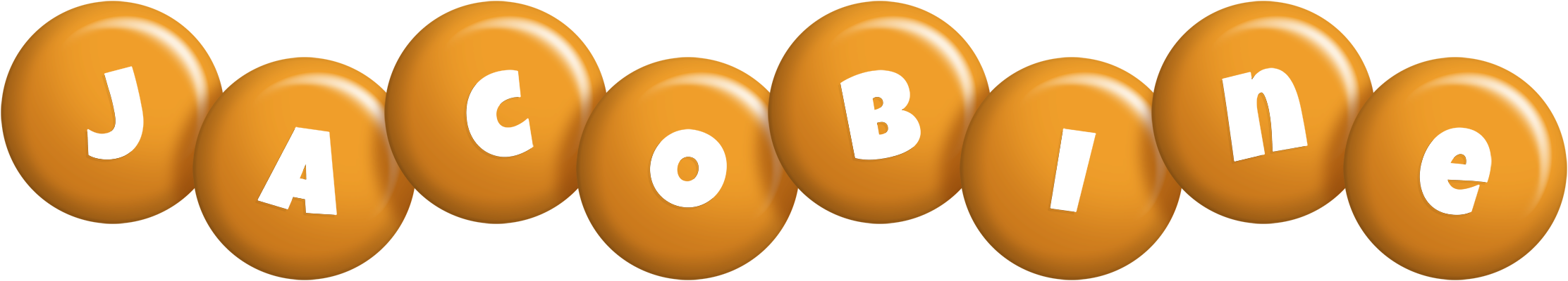 Jacobine candy-orange logo