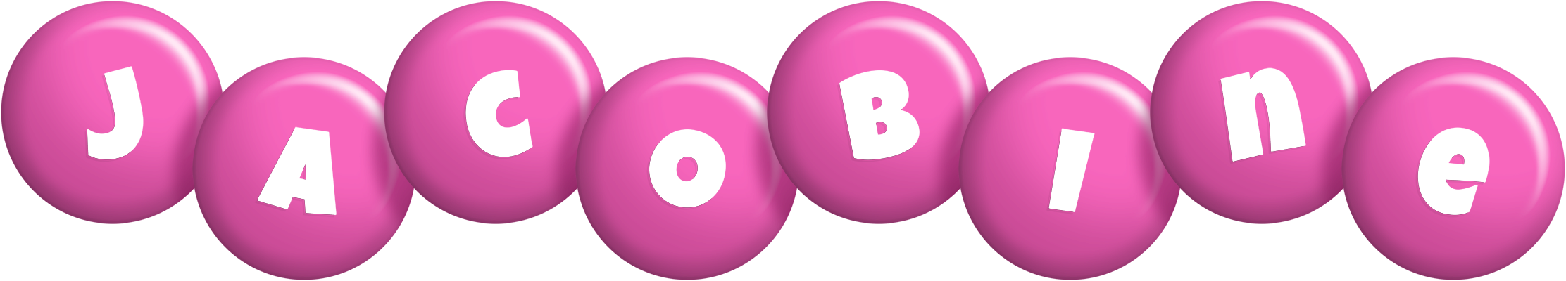 Jacobine candy-pink logo