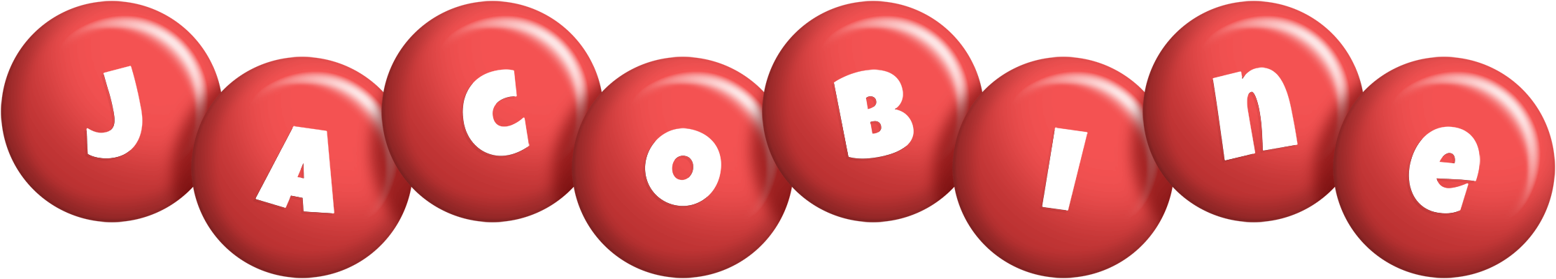 Jacobine candy-red logo