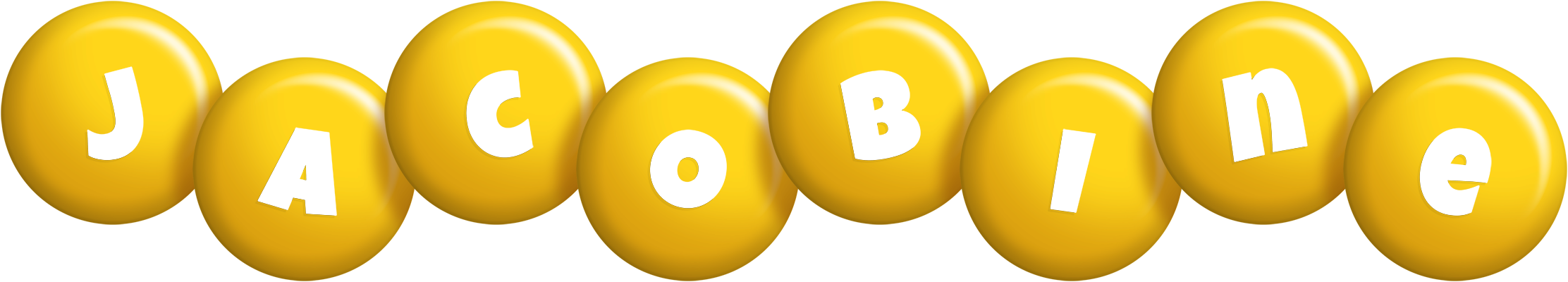 Jacobine candy-yellow logo