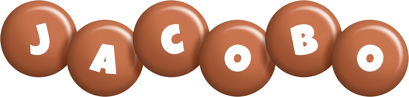 Jacobo candy-brown logo