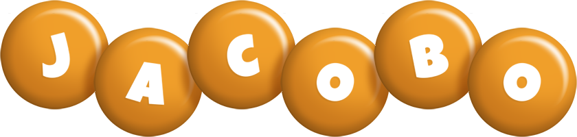 Jacobo candy-orange logo