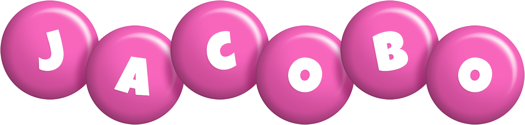 Jacobo candy-pink logo