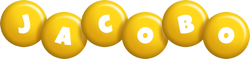 Jacobo candy-yellow logo