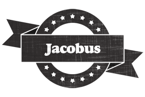 Jacobus grunge logo