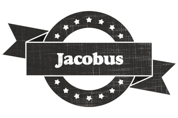 Jacobus grunge logo