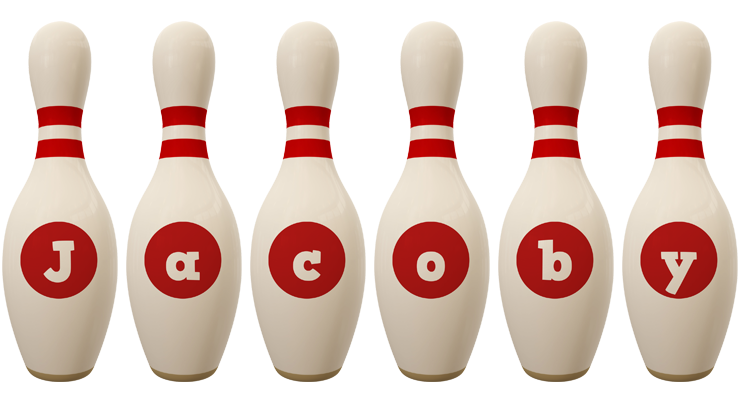 Jacoby bowling-pin logo
