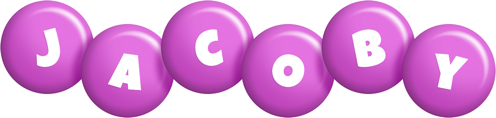 Jacoby candy-purple logo