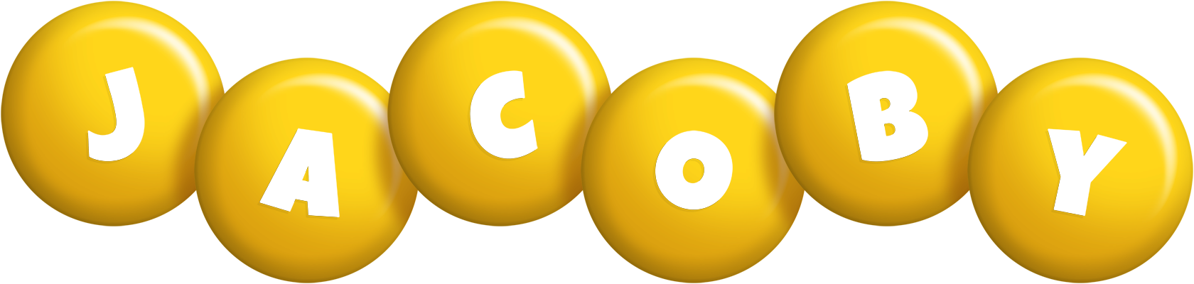 Jacoby candy-yellow logo