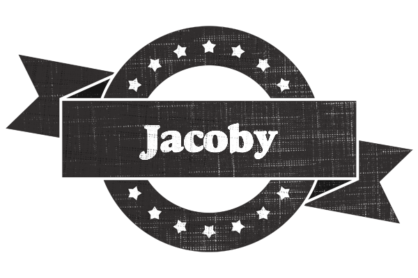 Jacoby grunge logo
