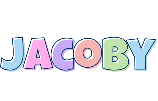 Jacoby pastel logo