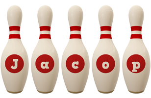 Jacop bowling-pin logo