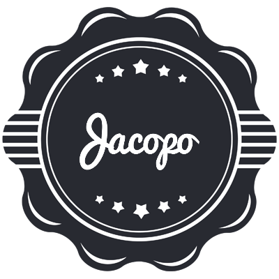Jacopo badge logo