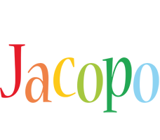 Jacopo birthday logo