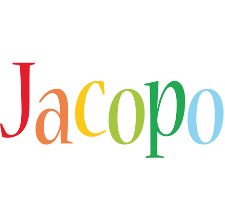 Jacopo birthday logo