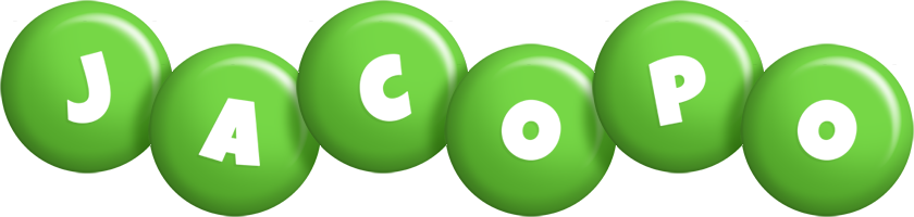 Jacopo candy-green logo