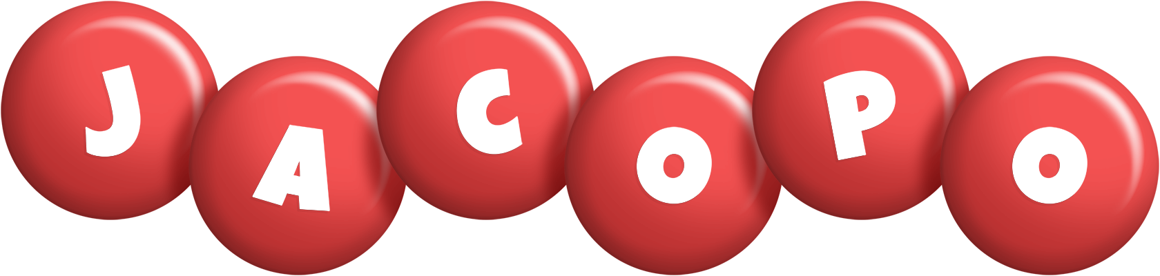 Jacopo candy-red logo