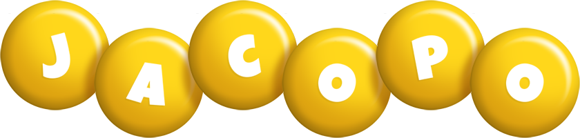 Jacopo candy-yellow logo