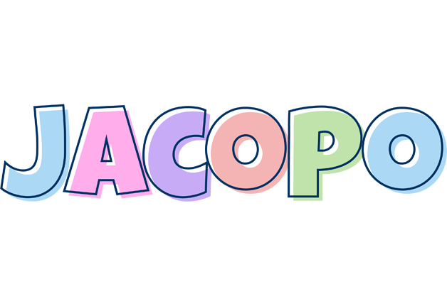 Jacopo pastel logo