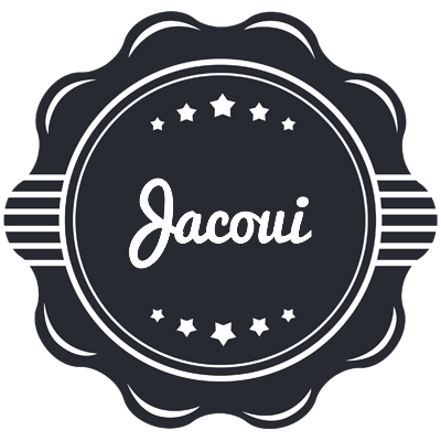 Jacoui badge logo