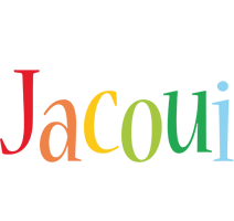 Jacoui birthday logo