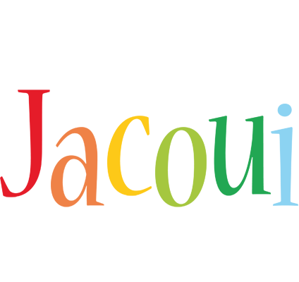Jacoui birthday logo