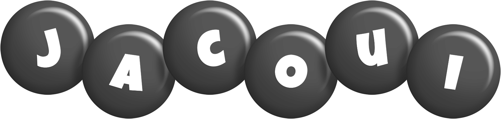 Jacoui candy-black logo