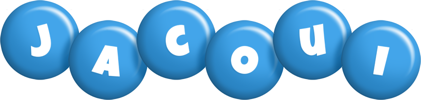 Jacoui candy-blue logo