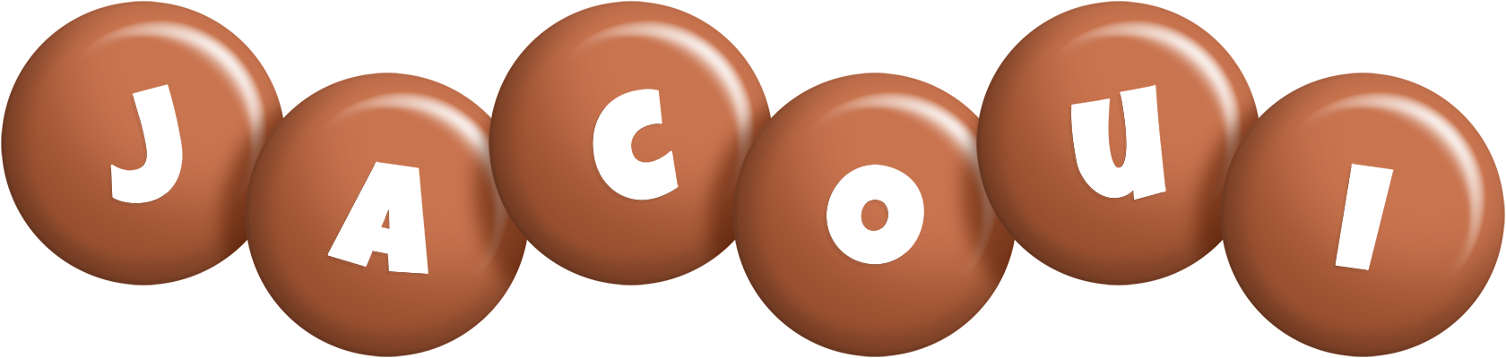 Jacoui candy-brown logo