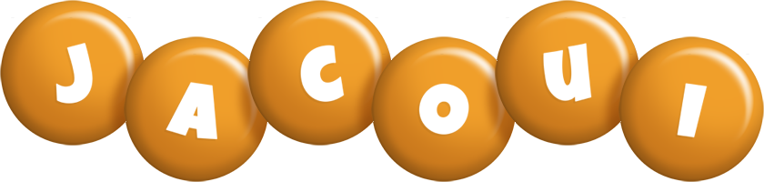 Jacoui candy-orange logo