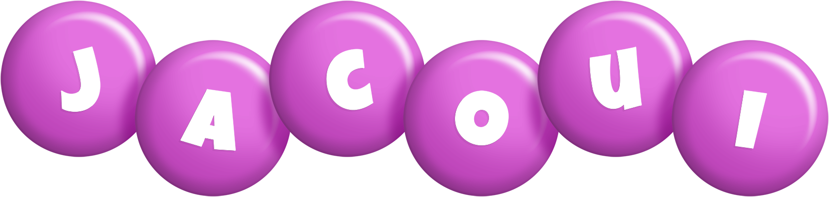 Jacoui candy-purple logo