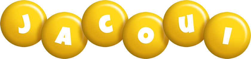 Jacoui candy-yellow logo