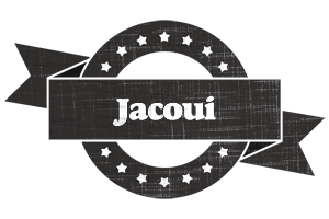 Jacoui grunge logo