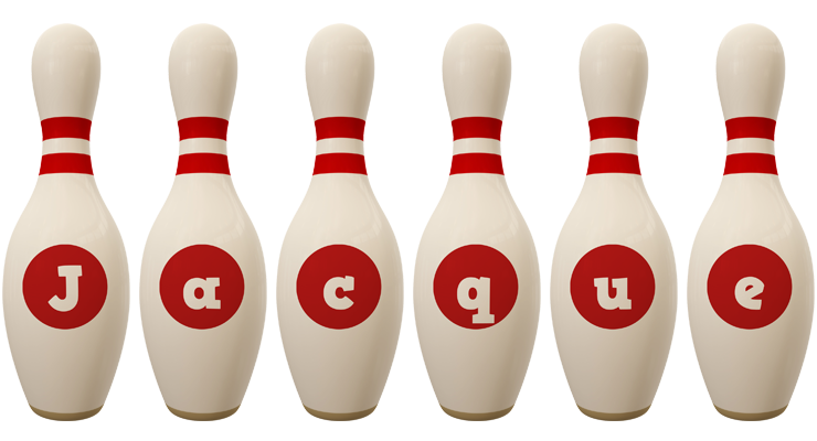 Jacque bowling-pin logo