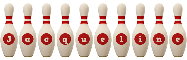 Jacqueline bowling-pin logo