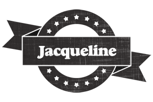 Jacqueline grunge logo