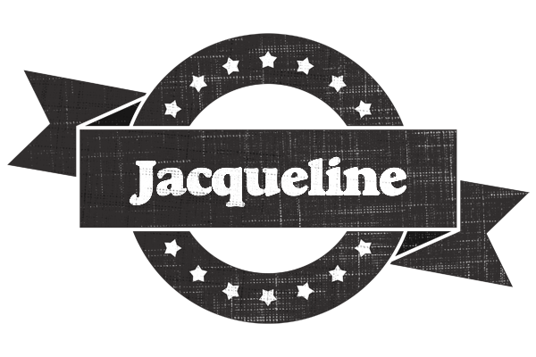 Jacqueline grunge logo