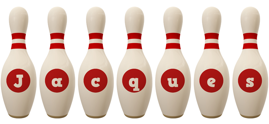 Jacques bowling-pin logo
