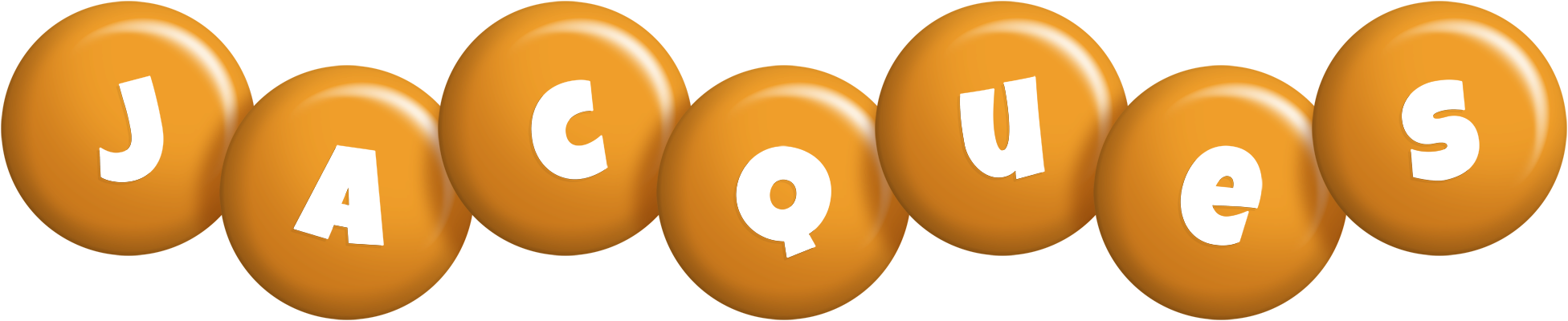 Jacques candy-orange logo
