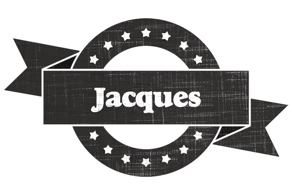 Jacques grunge logo