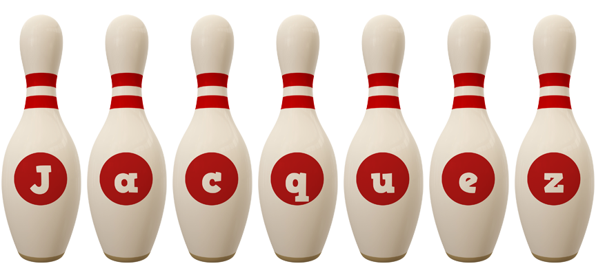 Jacquez bowling-pin logo