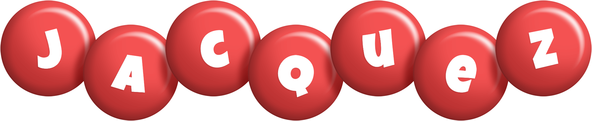 Jacquez candy-red logo