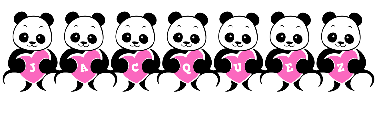 Jacquez love-panda logo