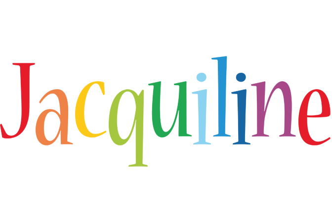 Jacquiline birthday logo