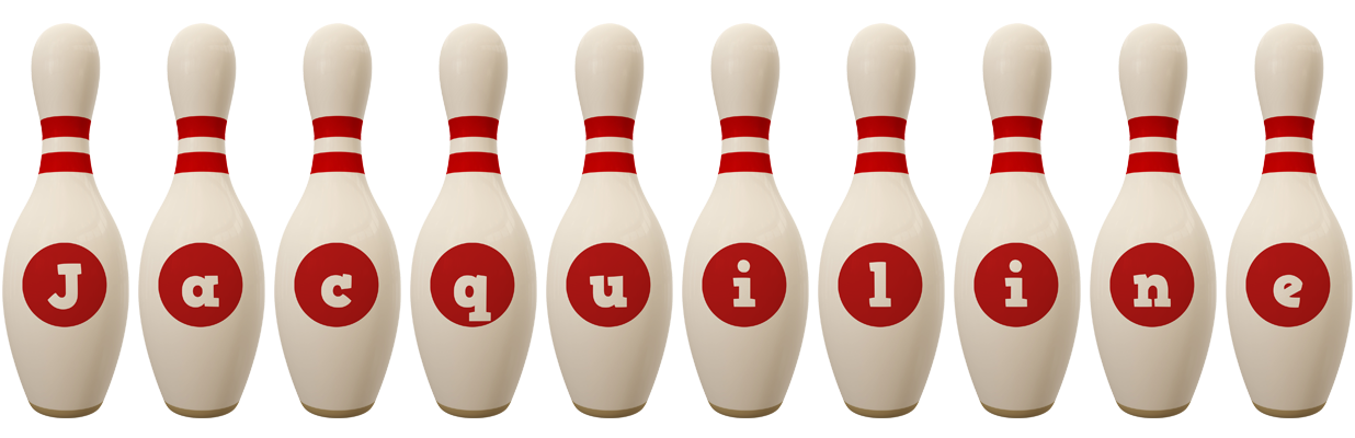 Jacquiline bowling-pin logo