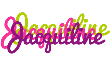 Jacquiline flowers logo