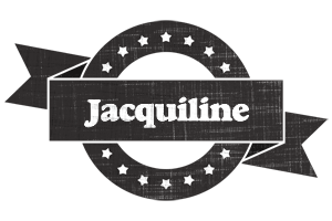 Jacquiline grunge logo