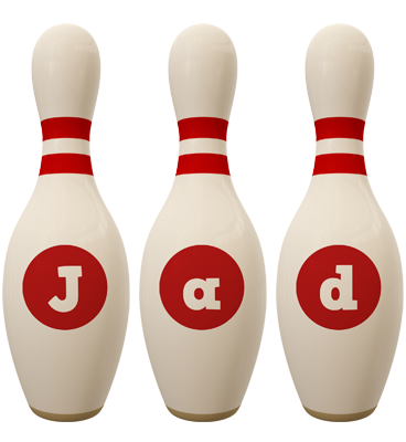 Jad bowling-pin logo