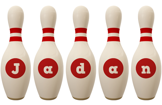 Jadan bowling-pin logo