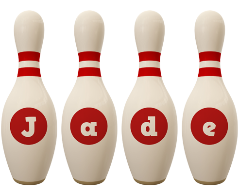Jade bowling-pin logo